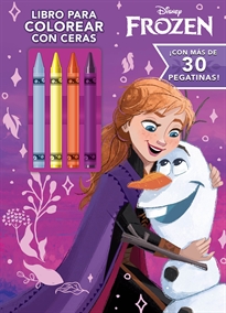 Books Frontpage Frozen. Libro para colorear con ceras