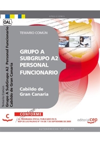 Books Frontpage Grupo A SubGrupo A2  Personal Funcionario del Cabildo de Gran Canaria. Temario Común