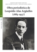 Front pageObra periodística de Leopoldo Alas Argüelles (1883-1937)