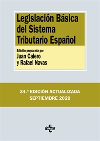 Books Frontpage Legislación Básica del Sistema Tributario Español