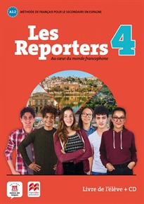 Books Frontpage Les reporters 4 - A2.2 Éd. Macmillan - Livre de l'élève + CD