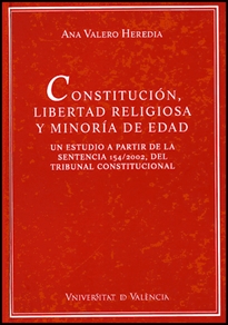 Books Frontpage Constitución, libertad religiosa y minoría de edad