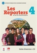 Front pageLes reporters 4 - A2.2Éd. Macmillan - Cahier d'exercices + CD