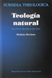 Front pageTeología natural. Doctrina filosófica de Dios