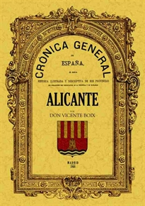 Books Frontpage Crónica de la provincia de Alicante