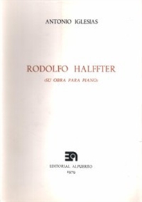 Books Frontpage Rodolfo Halffter (Su obra para Piano)