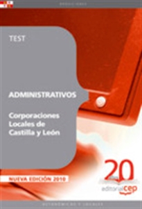 Books Frontpage Administrativos Corporaciones Locales de Castilla y León. Test