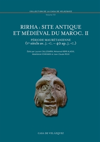 Books Frontpage Rirha: site antique et médiéval du Maroc. II