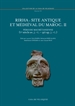 Front pageRirha: site antique et médiéval du Maroc. II