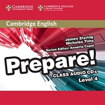 Books Frontpage Cambridge English Prepare! Level 4 Class Audio CDs (2)