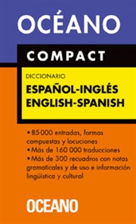Books Frontpage Océano Compact Diccionario Español - Inglés / English - Spanish