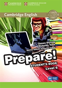 Books Frontpage Cambridge English Prepare! Level 6 Student's Book