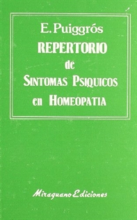 Books Frontpage Repertorio de Síntomas Psíquicos en Homeopatía