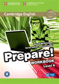 Books Frontpage Cambridge English Prepare! Level 6 Workbook with Audio
