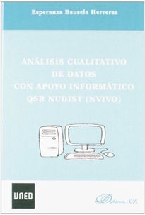 Books Frontpage Análisis cualitativo de datos con apoyo informático QSR NUDIST (NVIVO)