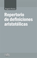 Front pageRepertorio de definiciones aristotélicas