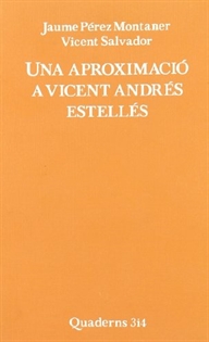 Books Frontpage Una aproximació a Vicent Andrés Estellés