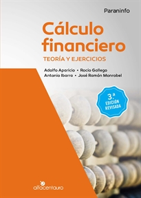Books Frontpage Cálculo financiero. Teoría y ejercicios. 3.ª edición revisada