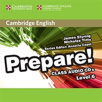 Books Frontpage Cambridge English Prepare! Level 6 Class Audio CDs (2)