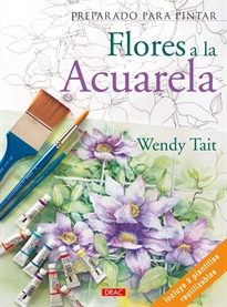 Books Frontpage Preparado Para Pintar. Flores A La Acuarela