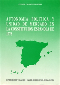 Books Frontpage Autonomía Política Y Unidad De Mercado En La Constitución Española De 1978