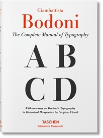 Books Frontpage Giambattista Bodoni. The Complete Manual of Typography
