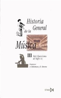 Books Frontpage Historia General de la Música III