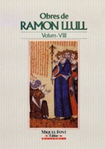 Books Frontpage Obres De Ramon Llull Vol. VIII