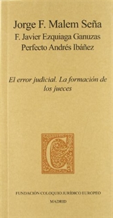 Books Frontpage El error judicial: la formación de los jueces