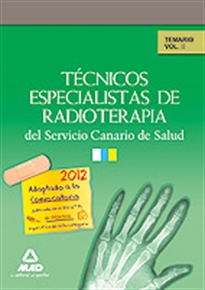 Books Frontpage Técnicos especialistas de radioterapia del servicio canario de salud. Temario. Volumen ii