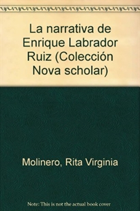 Books Frontpage La Narrativa de Enrique Labrador Ruiz