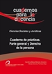 Front pageCuaderno de prácticas. Parte general y Derecho de la persona