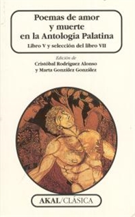 Books Frontpage Poemas de amor y muerte en la Antología Palatina