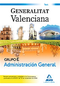 Books Frontpage Grupo e (sector administracción general) de la generalitat valenciana. Test