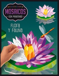 Books Frontpage Kaleidoscopio- Mosaicos Con Pegatinas Adultos- Flora Y Fauna