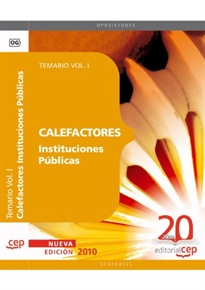 Books Frontpage Calefactores Instituciones Públicas. Temario Vol. I.