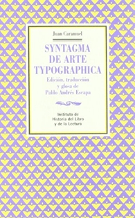 Books Frontpage Syntagma de arte typographica