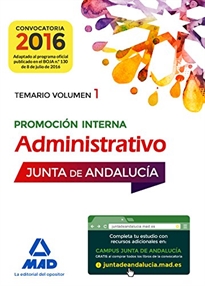 Books Frontpage Administrativos de la Junta de Andalucía Promoción Interna. Temario Volumen 1