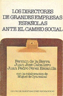 Books Frontpage Los directores de grandes empresas españolas ante el cambio social