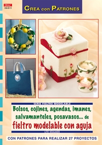 Books Frontpage Serie Fieltro Modelable nº 11. BOLSOS, COJINES, AGENDAS,, IMANES, SALVAMANTELES, POSAVASOS...