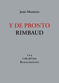 Books Frontpage Y de pronto Rimbaud
