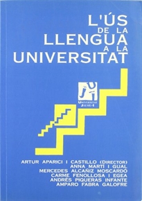 Books Frontpage L'ús de la llengua a la Universitat