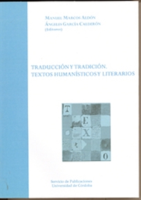 Books Frontpage Traducción y tradición. Textos humanísticos y literarios