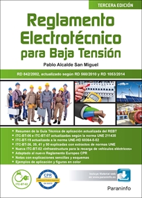 Books Frontpage Reglamento electrotécnico para Baja Tensión  3.ª edición