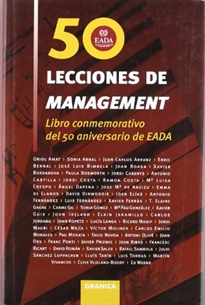 Books Frontpage 50 lecciones de management: libro conmemorativo del 50 aniversario de EADA