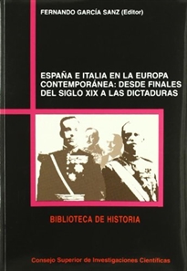 Books Frontpage España e Italia en la Europa contemporánea: desde  finales del siglo XIX a las dictaduras