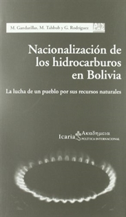 Books Frontpage Nacionalización de los hidrocarburos en Bolivia