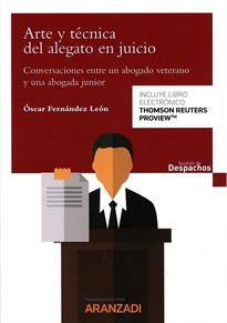 Books Frontpage Arte y técnica del alegato en juicio  (Papel + e-book)