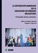 Front pageLa interdisciplinariedad en la Educación Secundaria Obligatoria