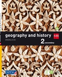 Books Frontpage Geography and history. 2 ESO. Savia. Andalucía